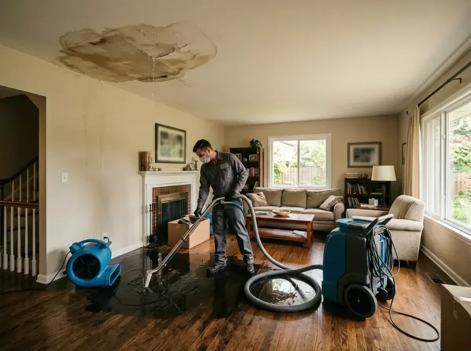 attic-pipe-burst-ceiling-drip-008 — frequently asked questions, Water Damage Restoration & Carpet Care in St. Anthony, MN